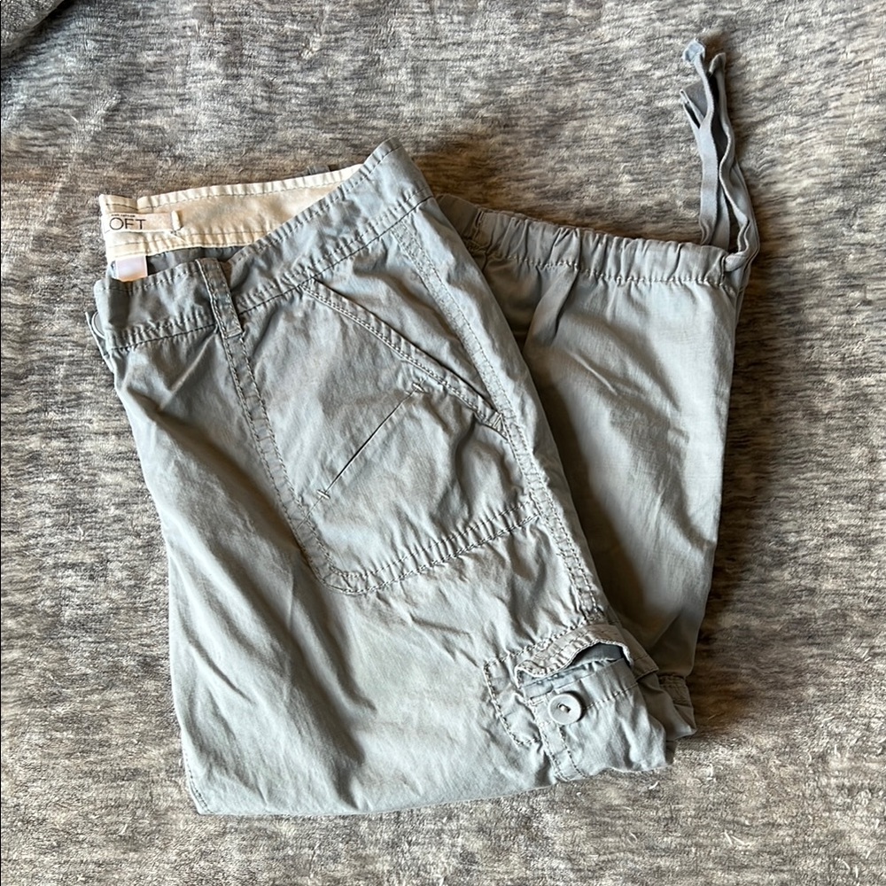 Gray Cargo Capris - Picture 6 of 6